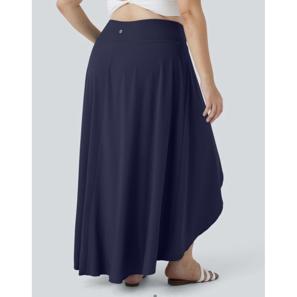 HALARA Navy Blue Midi Skirt - Picture 2 of 9